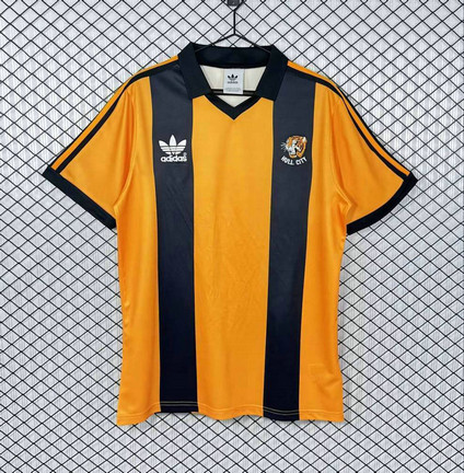 Maillot Vintage Hull City 1980 1982 Domicile - Orange Noir