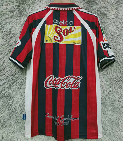 Maillot vintage Chivas Guadalajara CD 1999 2000 domicile 1 Maillot vintage Chivas Guadalajara CD 1999 2000 Domicile