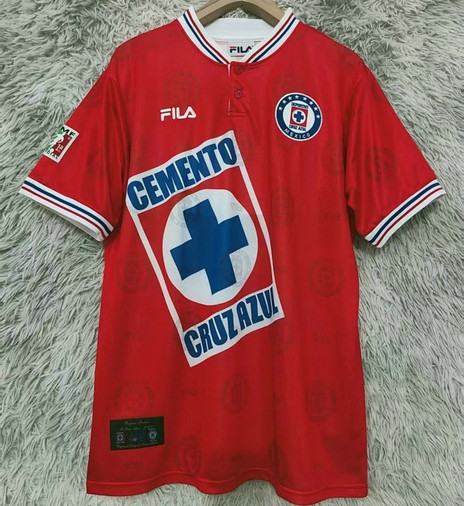 Maillot Vintage Cruz Azul 1998 1999 Third - Rouge