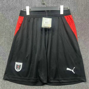 Short de foot Autriche Coupe du Monde 2026 - Noir