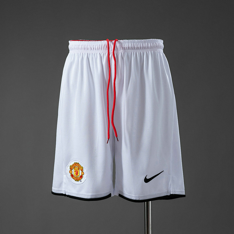 Short de foot Manchester United Vintage 2007 2008 blanc