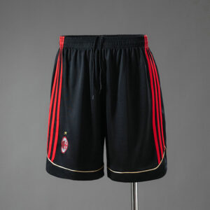 Short de foot Vintage AC Milan 2006 2007 - Noir