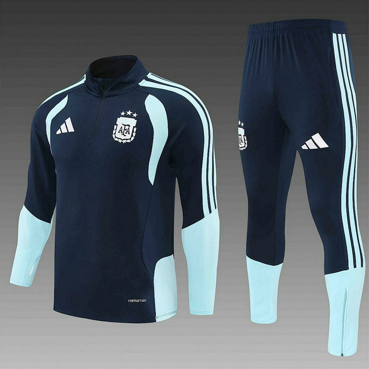 Survetement Argentine 2026 2027 Bleu foncé Survetement Argentine 2026 2027 - Bleu