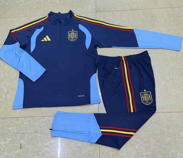 Survetement Espagne 2025 2026 - Bleu Roi