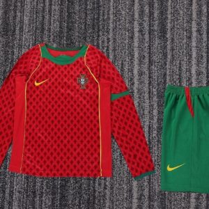 Maillot domicile enfant de l'équipe nationale du Portugal 2004