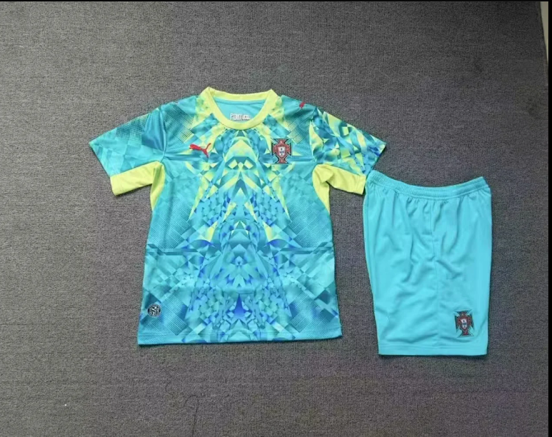 2026年葡萄牙国家队守门员儿童版球衣