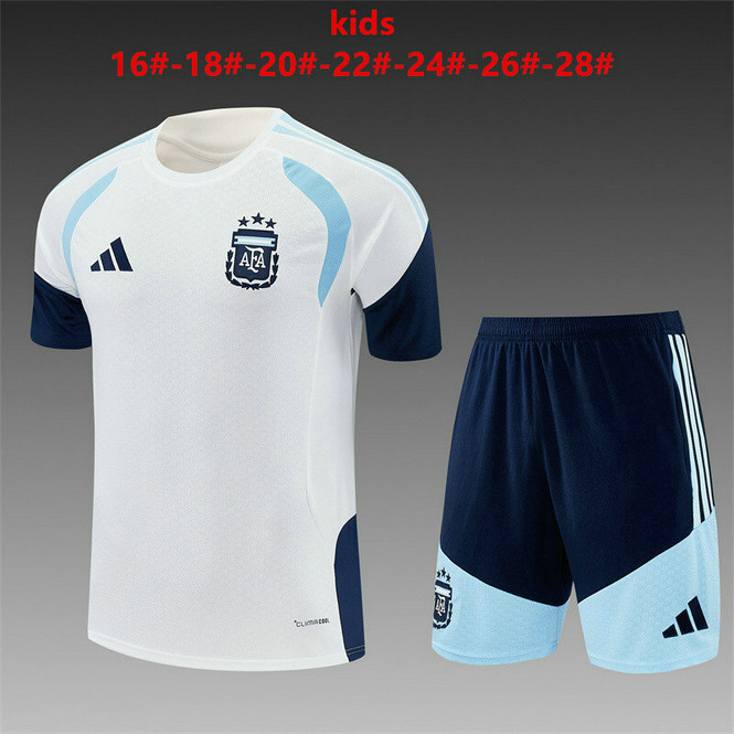 Ensemble Argentine Enfant 2026 2027 blanc Ensemble Argentine Enfant 2026 2027 - Blanc