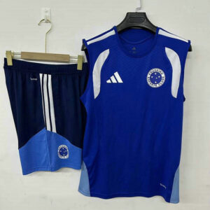 Ensemble Cruzeiro 2026 2027 Sans Manches - Bleu