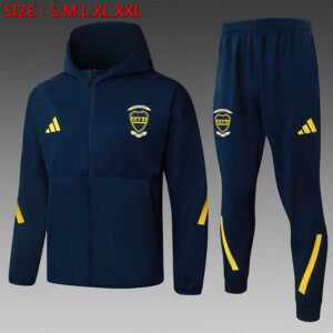 Ensemble Sweat Capuche Boca Juniors 2025 2026 - Bleu Royal