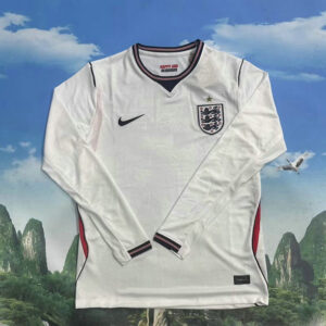 Maillot Angleterre Coupe du monde 2026 Domicile Manches Longues - Blanc