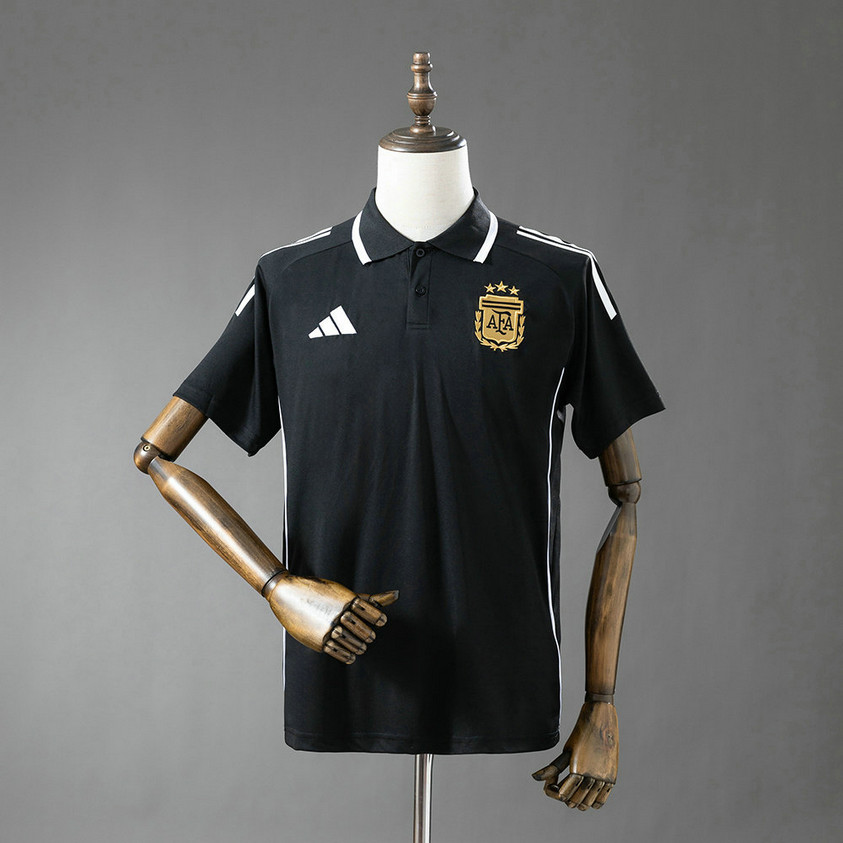 Maillot Argentine 2025 2026 Polo - Noir