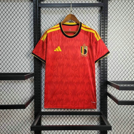 Maillot Belgique Coupe du Monde 2026 Domicile - Rouge Maillot Belgique Coupe du Monde 2026 Domicile - Rouge