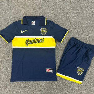 Maillot Boca Juniors Vintage Enfant 1996 1997 Domicile - Bleu