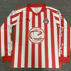 Maillot Chivas Guadalajara CD 2026 2027 Spéciale Manches Longues - Blanc Rouge
