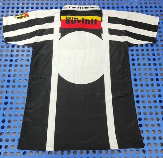 Maillot Corinthians Vintage 1995 1996 Third - Noir Blanc