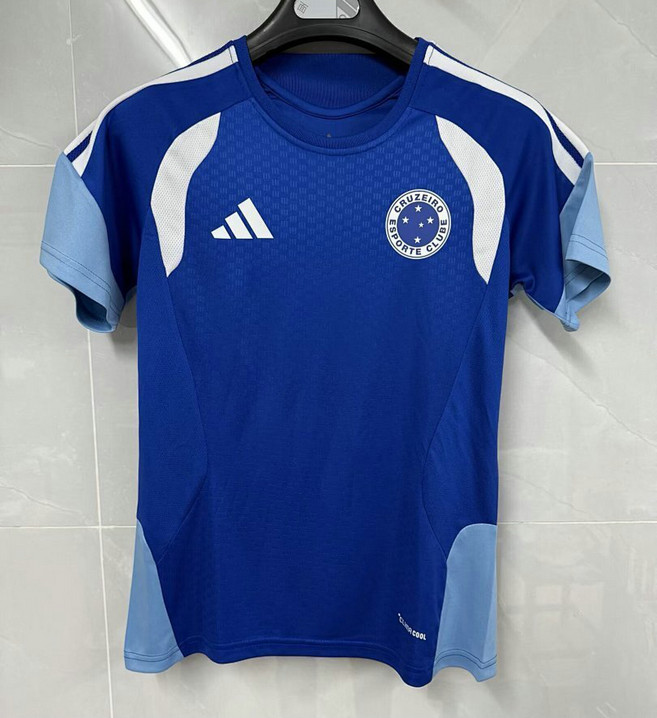 Maillot Cruzeiro Femme 2026 2027 entraînement bleu Maillot Cruzeiro Femme 2026 2027 Entraînement - Bleu