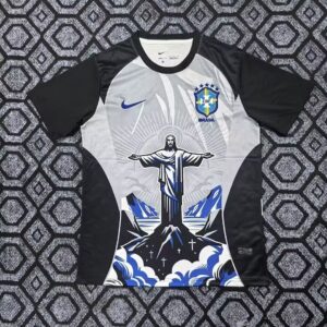 Maillot Brésil Édition Spéciale, Version Supporter, Blanc, 2025-2026