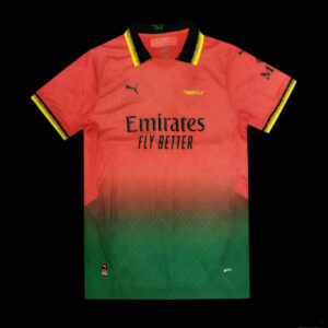 Maillot AC Milan OFFWHITE 2025 2026 édition Spéciale - Rouge