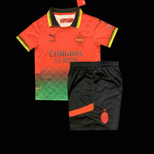 Maillot AC Milan OFFWHITE Enfant 2025 2026 - Rouge