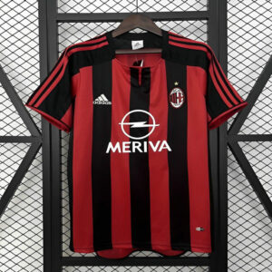 Maillot AC Milan 2003 - Maillot AC Milan Vintage 2003 2004 domicile