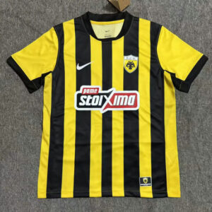 Maillot AEK Athens 2025 2026 Domicile - Jaune Noir