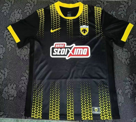 Maillot AEK Athens 2025 2026 Exterieur - Noir