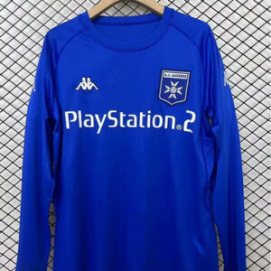 Maillot de foot AJ Auxerre - 2003/2004 - bleu Manches longues
