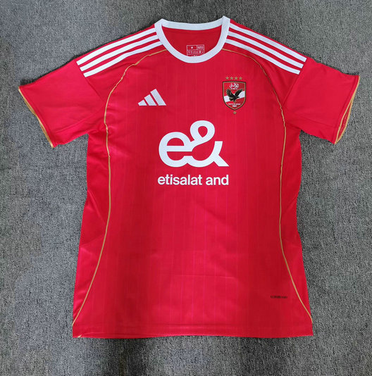 Maillot Al Ahly SC 2025 2026 domicile rouge Maillot Al Ahly SC 2025 2026 Domicile - Rouge