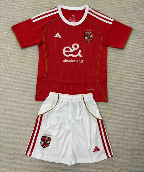 Maillot Al Ahly SC Enfant 2025 2026 Domicile - Rouge