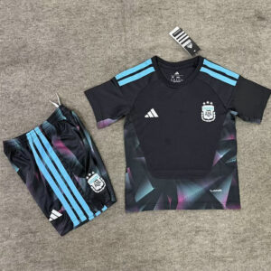 Maillot de Foot Enfant Argentine 2025/2026 – Kit Gardien De But Noir