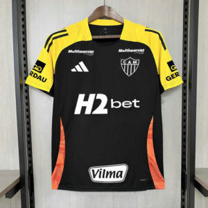 Maillot Atlético Mineiro 2025 2026 Entraînement Avec Parrainage - Noir