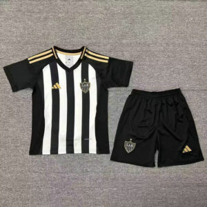 Maillot Atlético Mineiro Enfant 2025 2026 Domicile - Blanc Noir