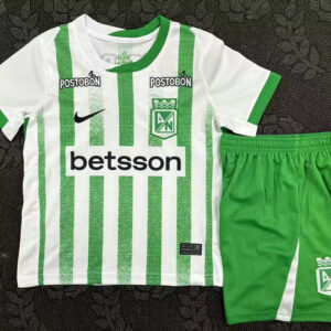 Ensemble Maillot Enfant Atlético Nacional 2025 - Maillot Atlético Nacional Enfant 2025 2026 domicile