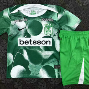 Ensemble Maillot Enfant Atlético Nacional 2025 - Maillot Atlético Nacional Enfant 2025 2026 vert