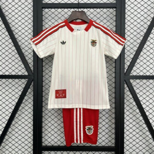Ensemble Maillot Enfant Benfica 2025 - Maillot Benfica Enfant 2025 2026 Blanc rétro
