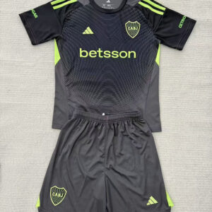 Ensemble Maillot Enfant Boca Juniors 2025 - Maillot Boca Juniors Enfant 2025 2026 Noir