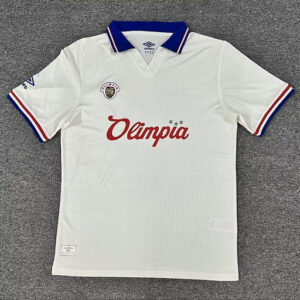 Maillot de foot CD Olimpia - 2025/2026 - Rétro blanc