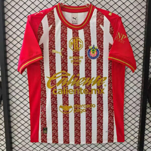Maillot de foot Chivas Guadalajara CD - 2026/2027 - spéciale rouge blanc