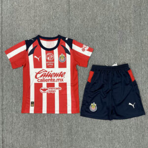 Ensemble Maillot Enfant Chivas Guadalajara 2025 - Maillot Chivas Guadalajara Enfant CD 2025 2026 domicile