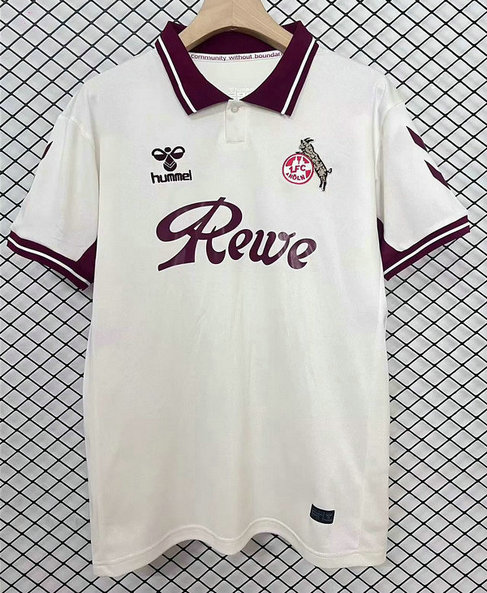 Maillot Cologne 2025 2026 Blanc Maillot Cologne 2025 2026 - Blanc