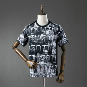 Maillot Corinthians 2026 - Maillot Corinthians 2026 2027 Concept noir blanc