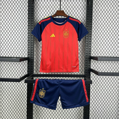 Maillot Espagne Enfant Coupe du monde 2026 Domicile - Rouge