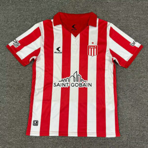 Maillot Estudiantes de La Plata 2025 2026 Domicile - Blanc Rouge