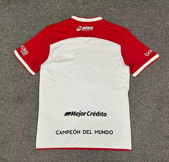 Maillot Estudiantes de La Plata 2025 2026 Exterieur - Blanc Rouge