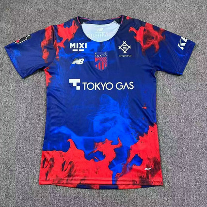 Maillot FC Tokyo 2025 2026 Domicile - Bleu Rouge Maillot FC Tokyo 2025 2026 Domicile - Bleu Rouge