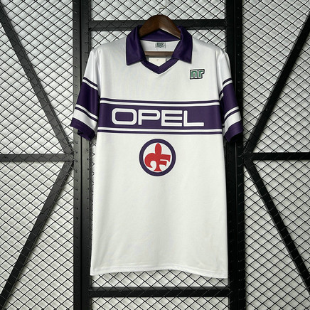 Maillot Fiorentina vintage 1983 1985 exterieur blanc Maillot Fiorentina Vintage 1983 1985 Exterieur - Blanc