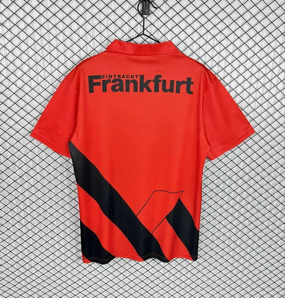 Maillot Francfort Vintage 1993 1994 Domicile - Rouge Noir