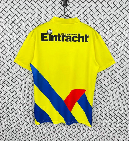 Maillot Francfort Vintage 1993 1996 Exterieur - Jaune