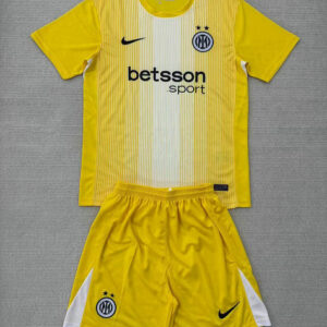 Maillot Inter Milan Enfant 2025 2026 Gardien de but - Jaune