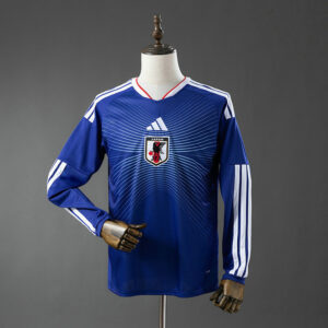 Maillot Japon Coupe du Monde 2026 Domicile Manches Longues - Bleu